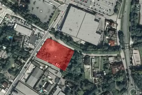 Vom Bauausschuss favorisiertes Gelände: ein 4000 Quadratmeter großes Areal an der Werkstraße.