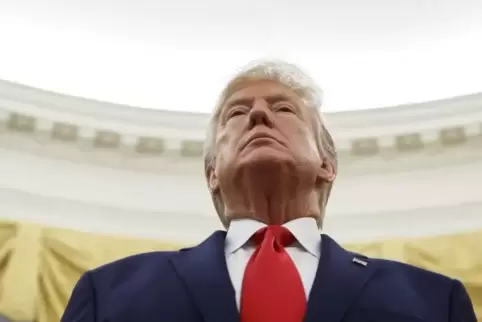 Trinkt selbst keinen Wein: US-Präsident Donald Trump.