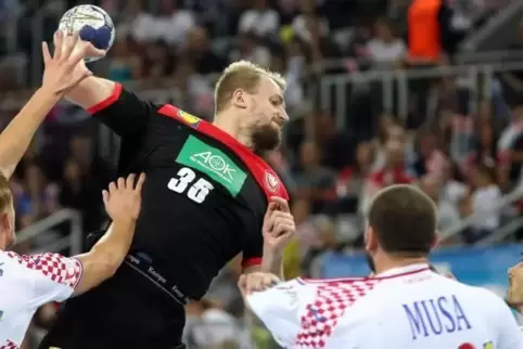 Volle Kraft voraus: Julius Kühn in Zagreb.