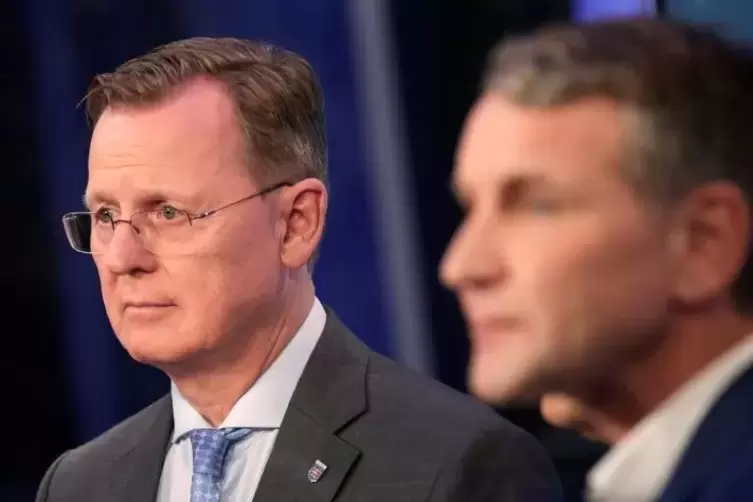 Der Wahlgewinner heißt Bodo Ramelow. Überschattet wird der Erfolg der Linken durch den Erfolg der AfD mit ihrem Spitzenkandidate