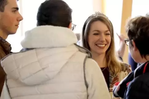 Viele Glückwünsche durfte Christina Fischer entgegennehmen.
