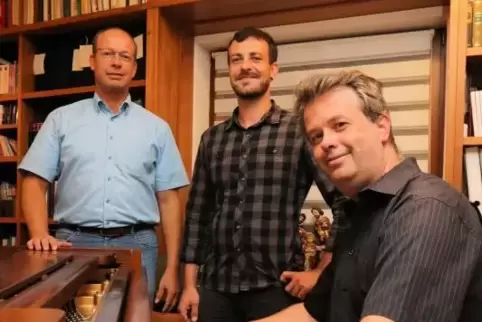 Die Führungsspitze der Pfälzischen Musikschule (von links): der Vorsitzender Michael Menke, Geschäftsführer Christian Kucks und 