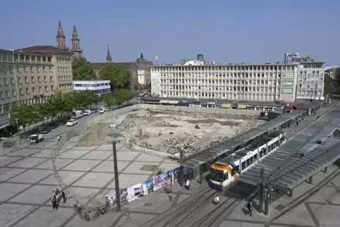 Der Berliner Platz in Ludwigshafen.