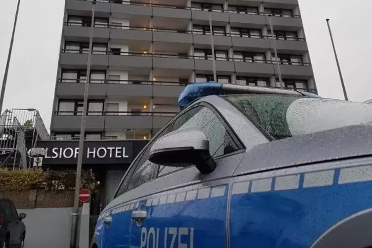 Auch das Excelsior-Hotel in der Nähe des Ludwigshafener Hauptbahnhofs war bedroht worden.