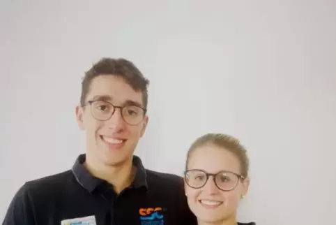 Trainerpaar: Janina Kolbeck und Alexander Marz.