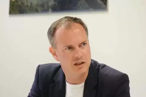 Bürgermeister Michael Maas stand in Gersbach für Fragen zur Verfügung.