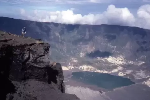Bricht im April 1815 aus , tötet zehntausende Menschen in Indonesien und sorgt für weltweites Klimachaos: der Vulkan Tambora.