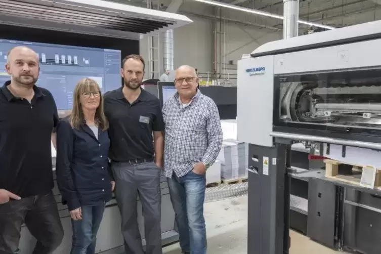 Die Firma Kerker Druck produziert auf 1000 Quadratmetern im IG Nord alles, was man sich an Druckerzeugnissen vorstellen kann. Im