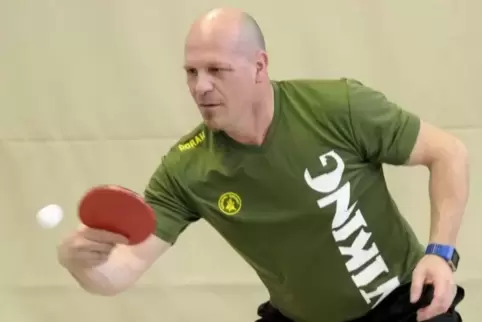 Frank Pfannebecker gewann beide Einzel für den TTV Mutterstadt.