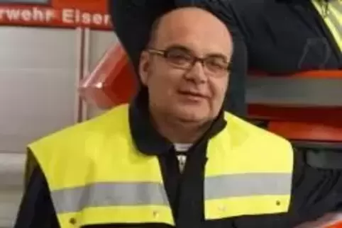 Markus Schmidt ist stellvertretender Wehrführer der freiwilligen Feuerwehr Eisenberg.