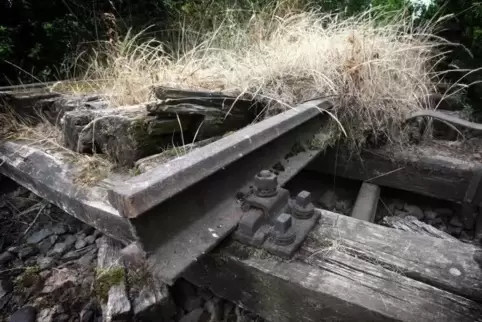 Die Bahnstrecke zwischen Landau und Herxheim ist seit 1996 stillgelegt.