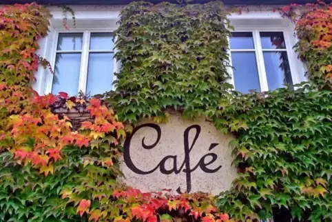 Farbenfrohe Fassade der Wachenheimer Kulturey.