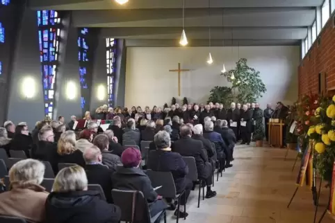 Ansprache von Clemens Körner in der Trauerhalle.