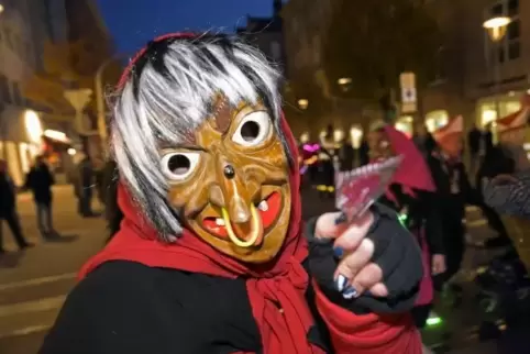 Viele Hexen trieben am Samstag ihr Unwesen auf den Straßen.