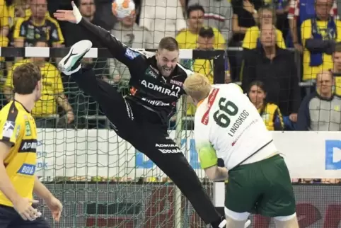 Torhüter Andreas Palicka war ein sicherer Rückhalt der Löwen.