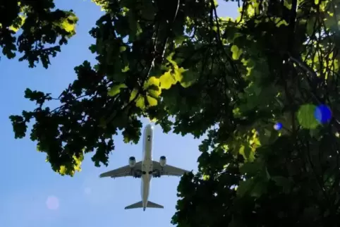 Umstritten: Reisen mit dem Flugzeug.