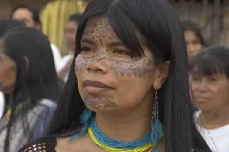 Das Gesicht der Protestbewegung gegen die Ausbeutung des Regenwalds in Ecuador: Patricia Gualinga. 