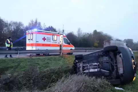 Die Fahrerin wurde nur leicht verletzt. 