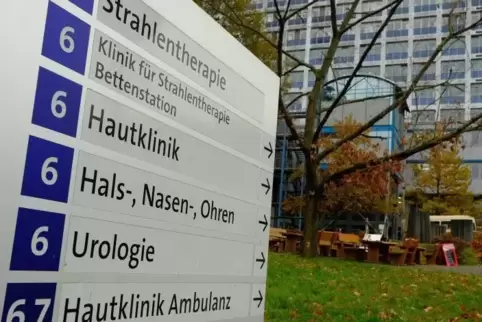 Die HNO-Klinik am Uniklinikum in Homburg.