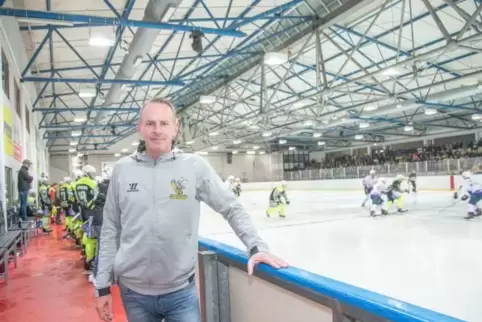 Sein liebster Ort in Zweibrücken ist die Eishalle, wenn die „Hornets“ spielen: Thorsten Rehfeld.