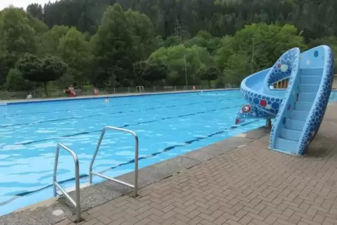 Eine natürliche Quelle speist das Rodalber Freibad. Das gilt als Alleinstellungsmerkmal im Kreis.