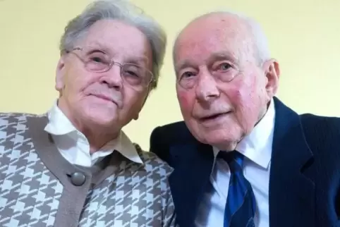 Seit 65 Jahren verheiratet: Gertrud und Helmut Drumm.