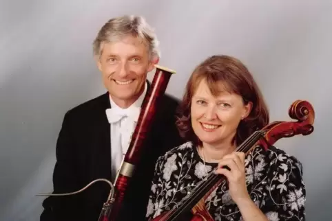 Friedrich Edelmann und Rebecca Rust musizieren am Wochenende im Haus Catoir.