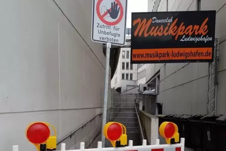 Seit 22. November geschlossen: Danceclub Musikpark.