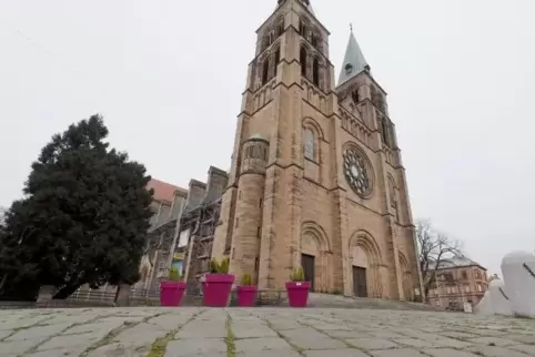 Die Marienkirche in Landau.