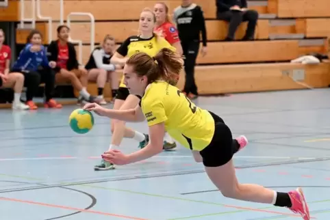 Warf das entscheidende 27:25 für den TV Thaleischweiler: Luca-Sophie Winkelhoff.