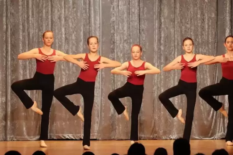 Elevinnen der Ballettschule H&uuml;neke.