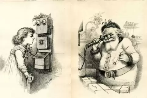 Thomas Nast hat Santa Claus erfunden.