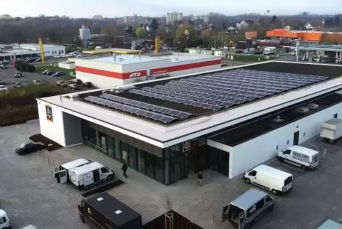 Der neue Aldi-Markt in Germersheim. 