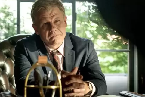 Rainer Furch im Fernsehkrimi „Borchert und der Sündenfall“. Aktuell laufen die Dreharbeiten für eine ARD-Produktion.