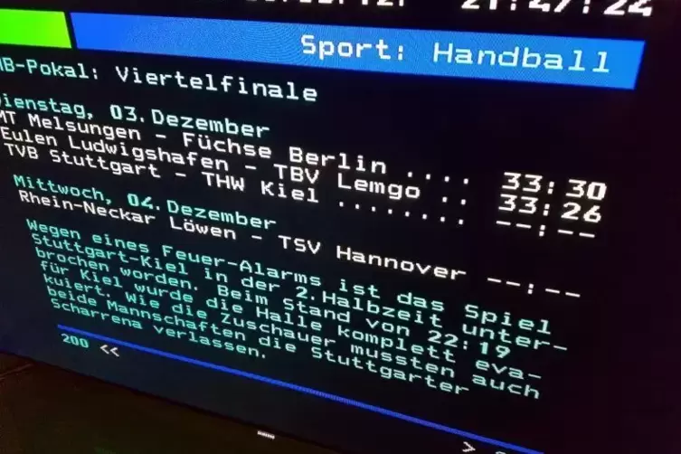Zumindest laut ARD stehen die Eulen im Final-Four&hellip;