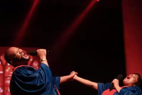Große Soul- und Gospelstimmen erlebt das Publikum bei den „Original USA Gospel Singers“.