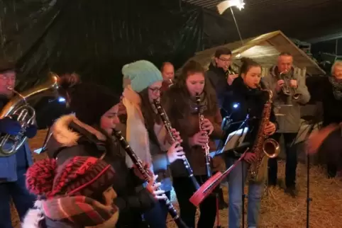 In der Wasgauschäferei in Busenberg wird Advent gefeiert.