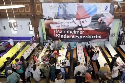 Alle Jahre wieder: die Mannheimer Kindervesperkirche gibt es seit 2008.
