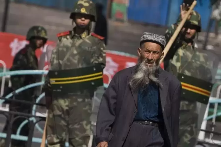 Die Uiguren in Nordwest-China werden streng überwacht.