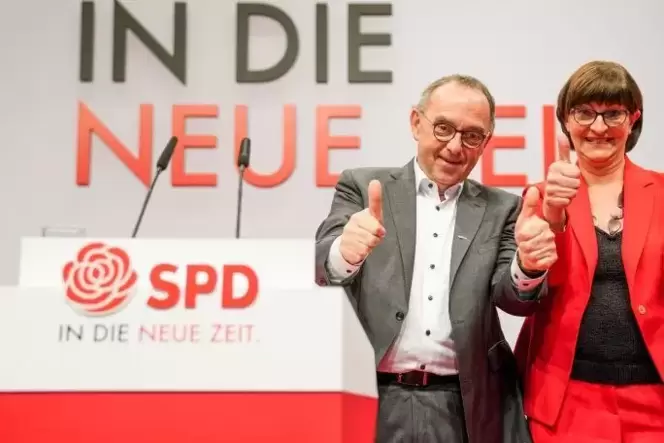 Norbert Walter-Borjans und Saskia Esken: Die Frau aus Calw rief den pensionierten Ex-Minister aus NRW an, um ihn zur Kandidatur