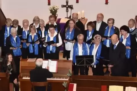 Erfreute sich beim Adventssingen guten Zuspruchs: der Chor der Kantorei Erlenbach-Morlautern.