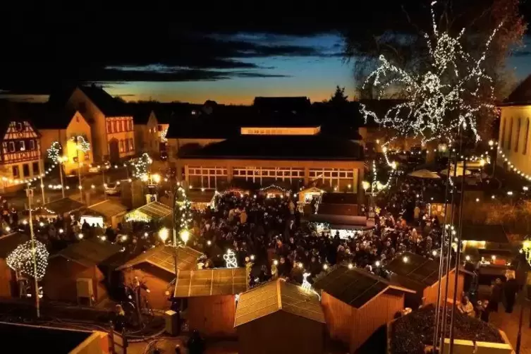 Der Rülzheimer Weihnachtsmarkt beginnt am Freitag.