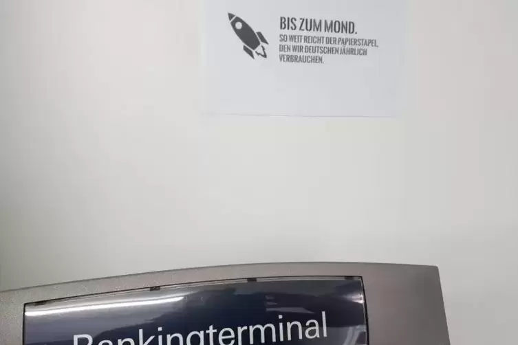 Aufgelesen im Ausweichcontainer einer Bank.