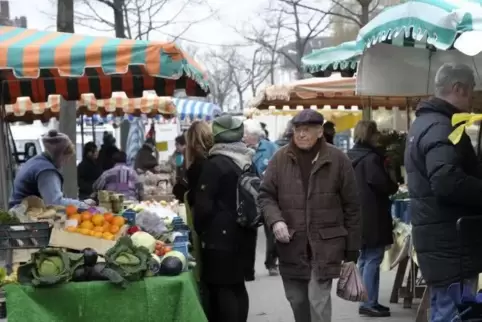 Attraktiv: der Wochenmarkt in der Sternstraße.