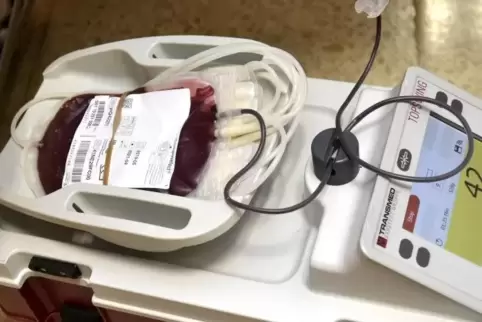 Durchschnittlich120 Blutspenden kommen bei jedem Rotkreuz-Termin in der Lambsheimer Grundschule zusammen.