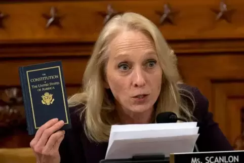 Mary Gay Scanlon, Abgeordnete aus Pennsylvania, ist eine zurückhaltende Frau. Aber im Impeachmentverfahren gegen Donald Trump ka
