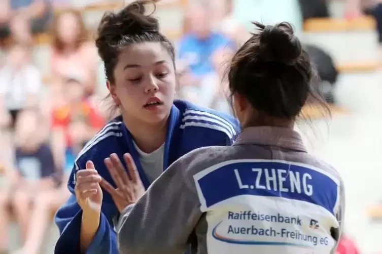 Corinna Bayer vom ESV Ludwigshafen steht im Judo-Bundeskader. Bayer trainiert in Köln.