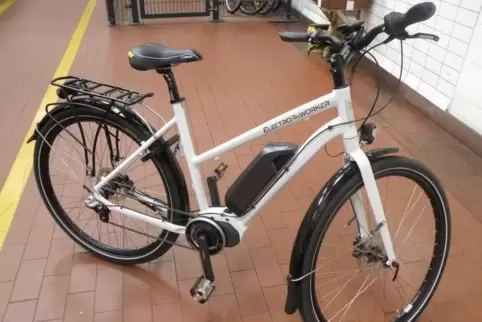 Ganz in Weiß: So sehen die BASF-Räder mit E-Motor aus.