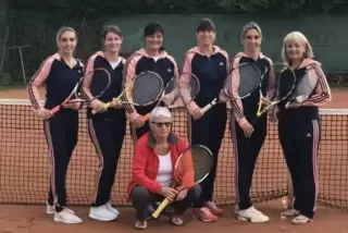 Ungeschlagen: die Damen 30 des TC Beindersheim.