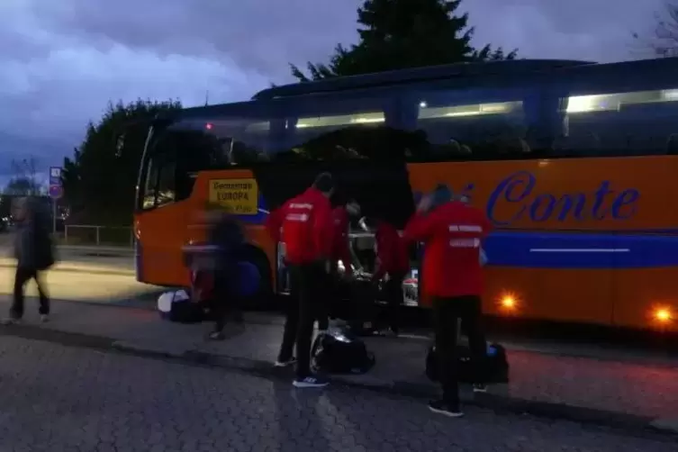 Nach 150 Kilometern Anreise: Ankunft in Vallendar.